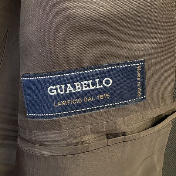 Issimo Italy 44R Suit Jacket Brown Guabello 3-Button Suit Jacket Blazer - Picture 10 of 11